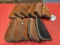 Box Lot of Suede/Leather Pistol Cases