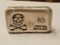 10oz Prospector Skull Silver Bar