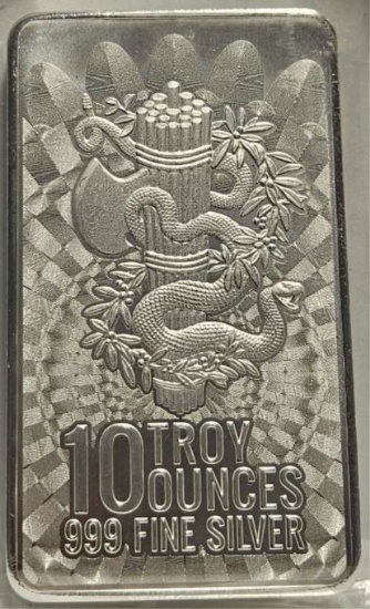 Unity 10oz Silver Bar "E Pluribus Unum"