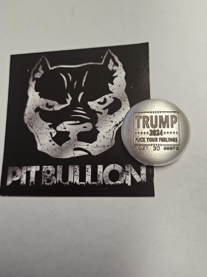 Pit Bullion Trump 2024 "F*** Your Feelings" 1oz
