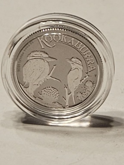 Australia 1/10oz Platinum Round in Capsule
