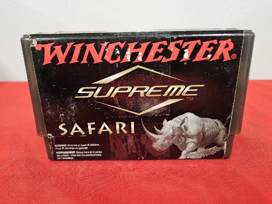 20rds Winchester Supreme Safari 458 Win Mag 500gr
