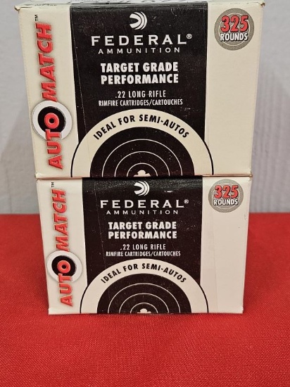 325rds Federal 22LR 40gr Solid