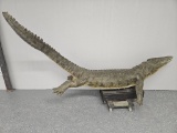 Full-Size Crocodile Mount with Rolling Base
