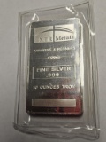 NTR Metals 10oz Silver Bar