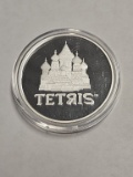 2021 TETRIS 1oz Silver Round in Capsule