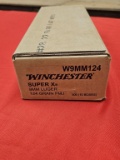 500rds Winchester Super-X 9mm 124gr FMJ