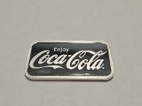 Coca-Cola 1oz Silver Art Bar