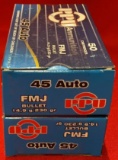 100rds PPU 45Auto 230gr FMJ