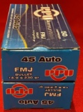 100rds PPU 45Auto 230gr FMJ