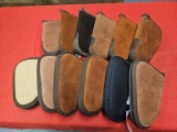 Box Lot of Suede Cases