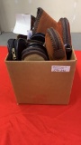 Box Lot of New Suede Pistol Cases