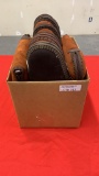 Box Lot of New Suede Pistol Cases