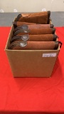 Box Lot of New Suede Pistol Cases