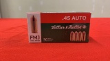 150rds Sellier & Bellot 45Auto 230gr FMJ