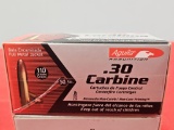 100rds Aguila 30 Carbine 110gr FMJ