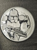 2019 Niue 1 oz Silver $2 Star Wars: Clone Trooper