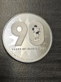 2018 Niue 1 oz Silver $2 Disney Mickey's 90th