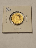 1983 South African 1/10oz Gold Krugerrand in