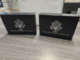1996 and 1997 U.S. Mint Premier Silver Proof Sets