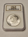 1885 Morgan Dollar NGC MS62 in Case