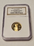 1996-W Olympics $5 Cauldron NGC PF70 UC Gold