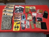 Box Lot of Chaps and Sheaths