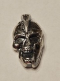 Reckless Metals 2.5oz Silver Spartan Skull