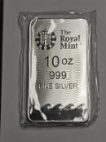 The Royal Mint 10oz Britannia Silver Bar