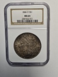 1884-O S$1 Morgan Dollar NGC MS 64