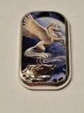 Hayleybug Mint 2oz Silver Colorized Unicorn Bar