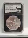 2018 Krugerrand Silver 1oz NGC GEM UNC