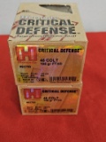 40rds Hornady Critical Defense 45 Colt 185gr FTX