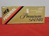 20rds Federal Premium Safari 458 Win Mag 350gr SP