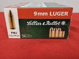 250rds Sellier & Bellot 9mm Luger 115gr