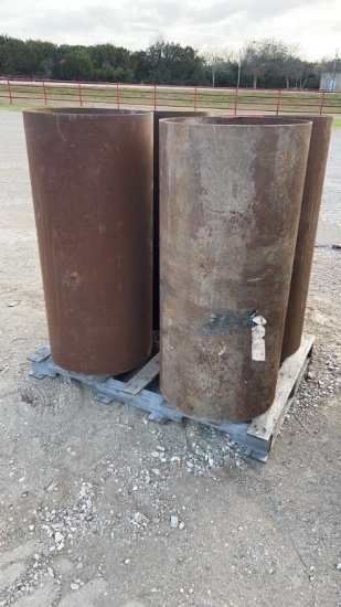 Lot of 4 BBQ Barrels