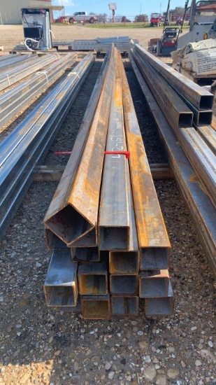 Lot of 15 - 12ga 2"x2"x17' Square Tubing