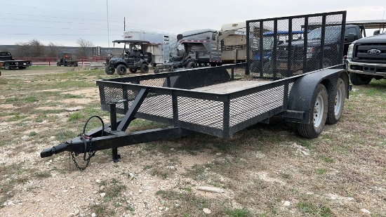 12' Bumper Pull Trailer w/Ramp BOS ONLY