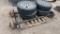 Lot of 4 Tires/Wheels and Axles
