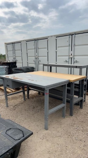 Lot of 3 Work Tables