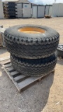 Lot of 2 Super Single Tires for 18 Wheeler
