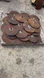Pallet Lot of Grain Drill Discs