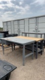 Lot of 3 Work Tables