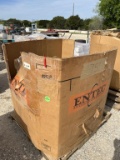 Lot of Rolls of Burlap