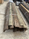 Bundle of 10’ Creosote Quarter Rounds