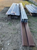 Unassembled Metal Peak Frame Awning