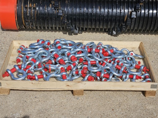 NEW Double Pallet of Screw Pin Anchor Shackles