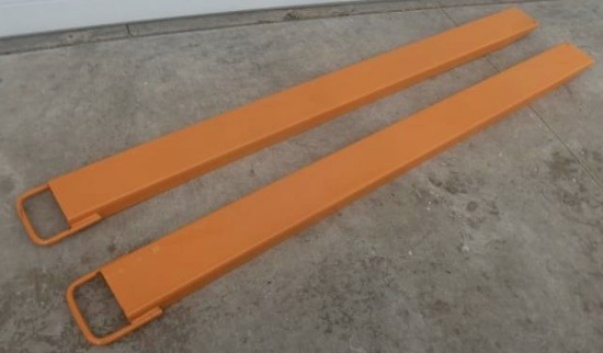 7' Pallet Fork Extensions (Orange)