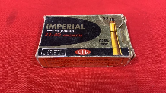 10rds Imperial .32-40cal 170gr KKSP