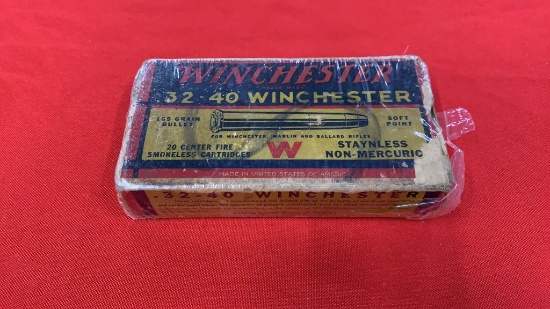 17rds Winchester .32-40cal 165gr SP Antique